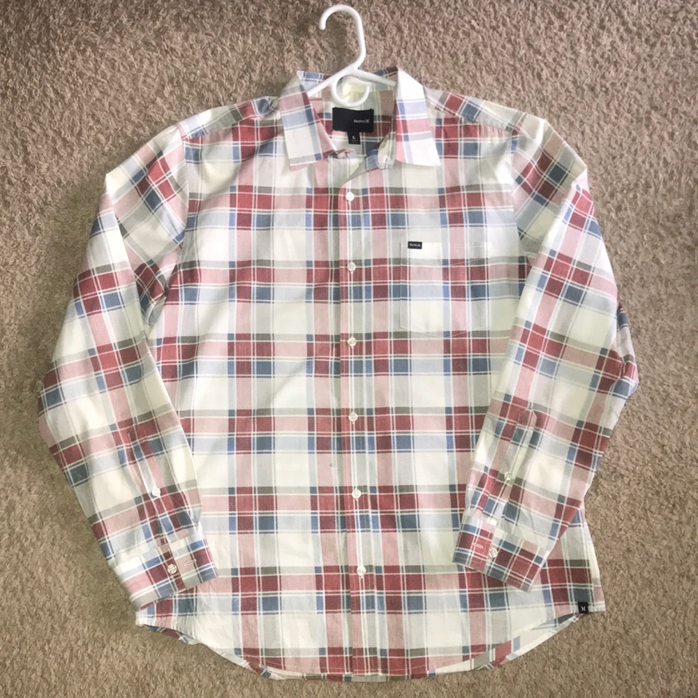Men’s Button Up Hurley shirt